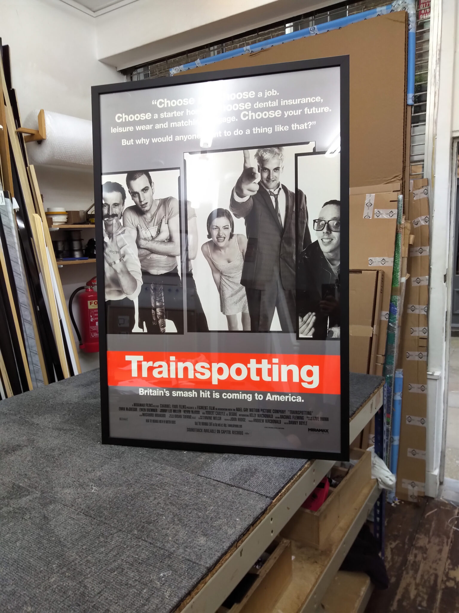 Trainspotting One Sheet Poster Frame