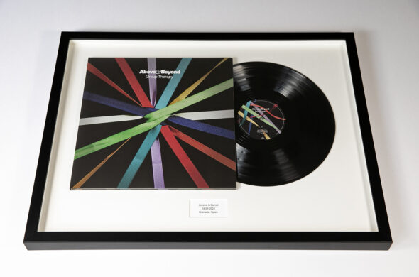 The art of vinyl: framing vinyl records for display