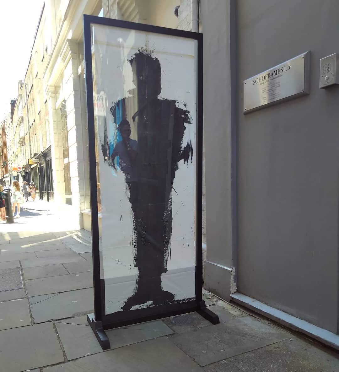 LARGE DOUBLE-SIDED STANDING PICTURE FRAME