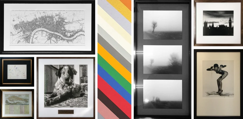 How do I choose the correct window mount size for my artwork?
