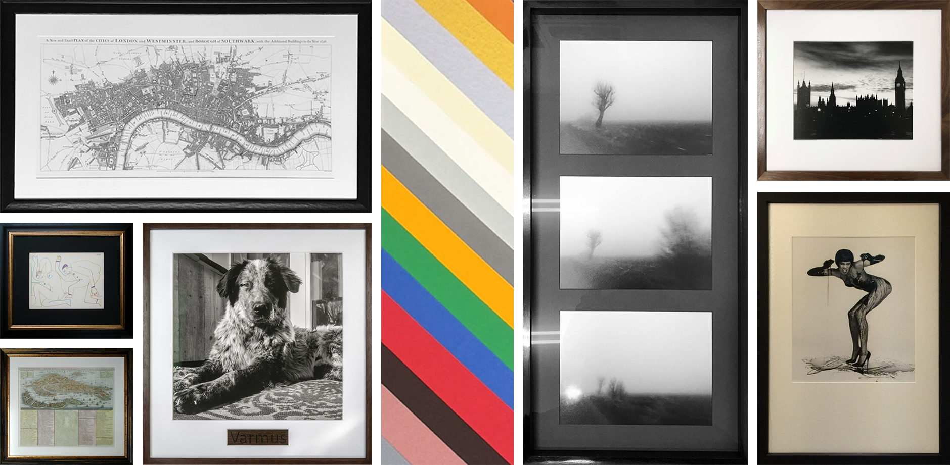 How do I choose the correct window mount size for my artwork?